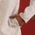 Khadi cotton solid knee length peach kurta and pyjama