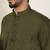 Viscos rayon olive green pathani kurta and pyjamas