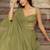 Pista Green Umbrella Cut Lehenga Choli for Wedding Functions For Women's