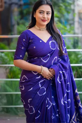 Bandhani zari handloom bandhani saree