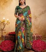 Bandhani pure georgette bandhani saree