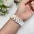 Handmade Cowrie Shell Bracelet, Beach Shell Bracelet for Women, Boho Coastal Jewelry