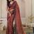 Bandhani pure linen bandhani saree