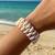 Handmade Cowrie Shell Bracelet, Beach Shell Bracelet for Women, Boho Coastal Jewelry