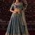Blue Fandy Silk Zari Embroidered Sequins Lehenga Women's Wedding Wear
