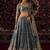 Blue Fandy Silk Zari Embroidered Sequins Lehenga Women's Wedding Wear