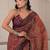 Bandhani pure linen bandhani saree