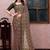 Floral poly georgette bandhani saree