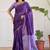 Floral bandhani saree