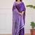 Floral bandhani saree