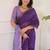 Floral bandhani saree