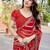 Leheriya zari poly georgette leheriya saree