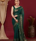 Bandhani pure georgette fusion bandhani saree