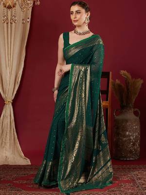 Bandhani pure georgette fusion bandhani saree 2