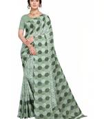 Pure georgette bandhani saree