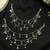 Oxidised Silver Ear Chain Kan Sahara | Three layer Dual Tone Indian Bridal Ear Chain