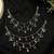 Oxidised Silver Ear Chain Kan Sahara | Three layer Dual Tone Indian Bridal Ear Chain