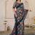 Bandhani pure linen bandhani saree