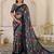 Bandhani pure linen bandhani saree