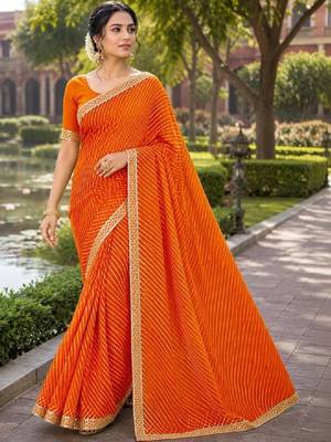 Leheriya pure chiffon leheriya saree 3