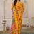 Bandhani pure linen bandhani saree