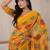Bandhani pure linen bandhani saree