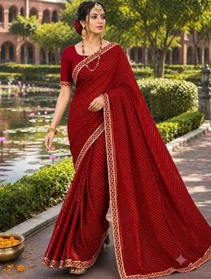 Leheriya pure chiffon leheriya saree 3