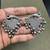 Oxidized Silver Peacock Ghungroo Necklace Set: Handmade Indian Jewelry
