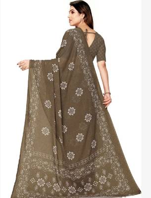 Women bandhani pure georgette saree 2