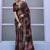 Poly georgette bandhani saree