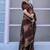 Poly georgette bandhani saree