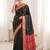 Ethnic motifs zari silk blend handloom bandhani saree