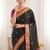 Ethnic motifs zari silk blend handloom bandhani saree