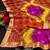 Tie and dye zari poly georgette bandhani saree
