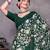 Bandhani poly georgette bandhani saree
