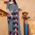 Pure georgette bandhani saree