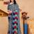 Pure georgette bandhani saree