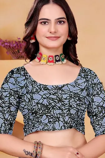 Pure georgette bandhani saree