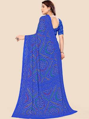 Bandhani pure georgette bandhani saree 2