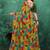 Poly georgette bandhani saree