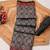Geometric printed tissue bandhani saree with blouse piece