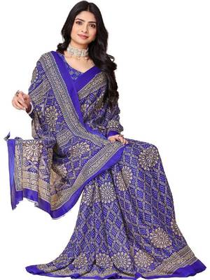 Bandhani pure georgette bandhani saree 1