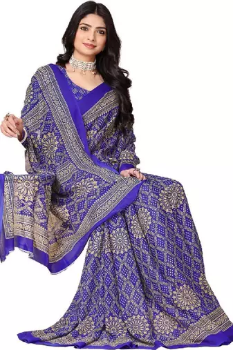 Bandhani pure georgette bandhani saree