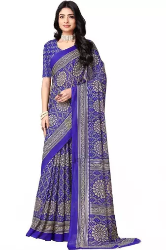 Bandhani pure georgette bandhani saree