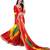 Bandhani poly georgette bandhani saree