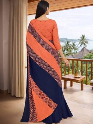 Pure georgette bandhani saree 2