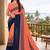 Pure georgette bandhani saree