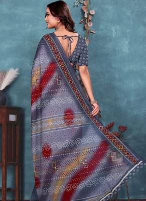 Bandhani pure georgette bandhani saree 2