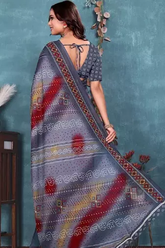 Bandhani pure georgette bandhani saree