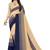 Pure georgette bandhani saree